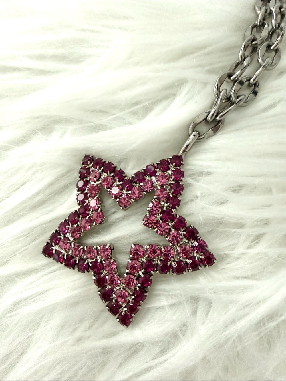 Tarina Tarantino Pink Vintage Star Necklace - Women's Jewelry